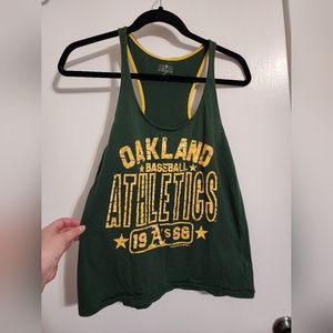 Oakland Athletics Racer Back Tank